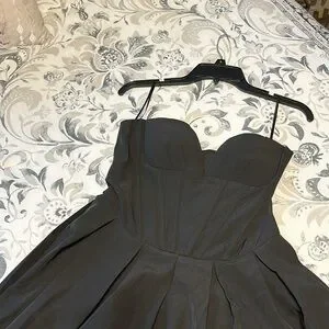 Commense | Dresses | Commense Brand Black Strapless With Bonding In ...